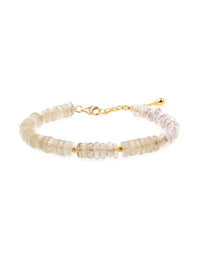 AURA DUO Citrine & Pearl Bracelet – Joy & Abundance