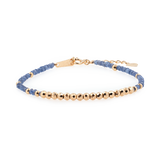 SHANGHAI Sapphire Beaded Bracelet in 18K Gold