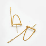 Leah Gold-Plated Silver Earrings