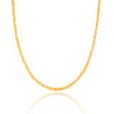 NOVA Yellow Sapphire Faceted Necklace 3mm