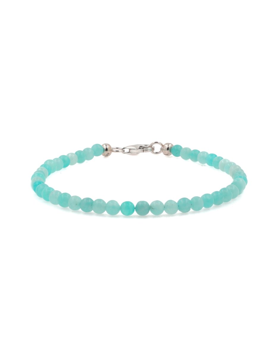 BEAMMORE Amazonite Beaded Bracelet – Beaded Gemstone Jewelry