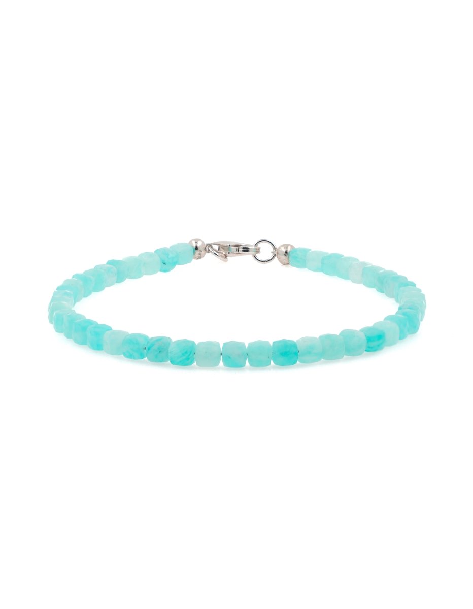 BEAMMORE Amazonite Beaded Bracelet – Beaded Gemstone Jewelry
