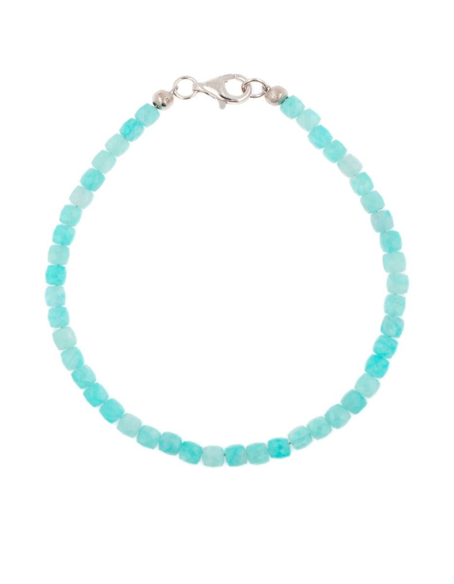 BEAMMORE Amazonite Beaded Bracelet – Beaded Gemstone Jewelry