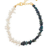 AURA DUO Black Opal  Pearl Bracelet