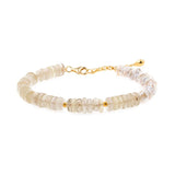 AURA DUO Citrine & Pearl Bracelet – Joy & Abundance