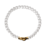Blessing Clear Quartz April Birthstone Bracelet 4mm for men