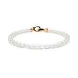 Blessing Clear Quartz April Birthstone Bracelet 4mm for men