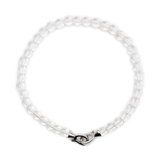 Blessing Clear Quartz April Birthstone Bracelet 4mm for men
