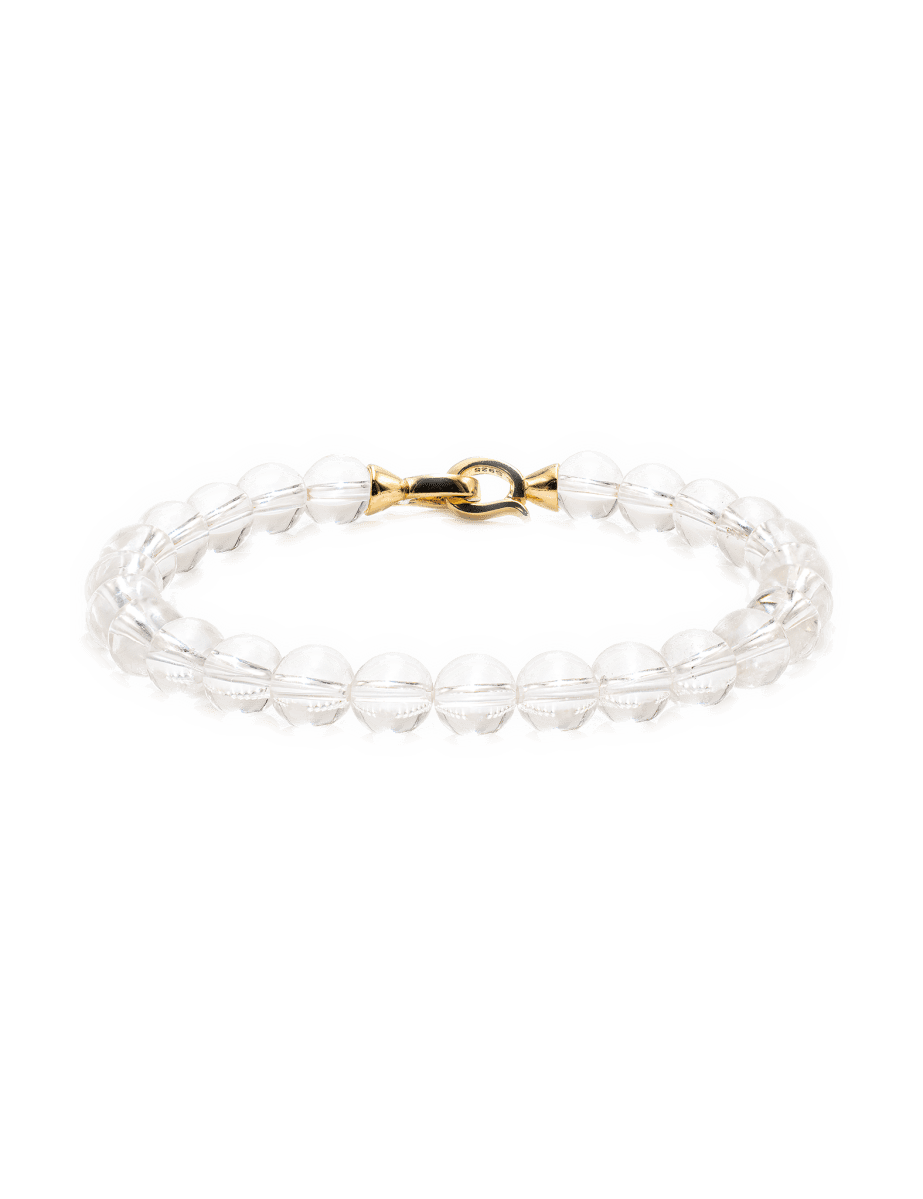 Blessing Clear Quartz Bracelet 6mm for Men