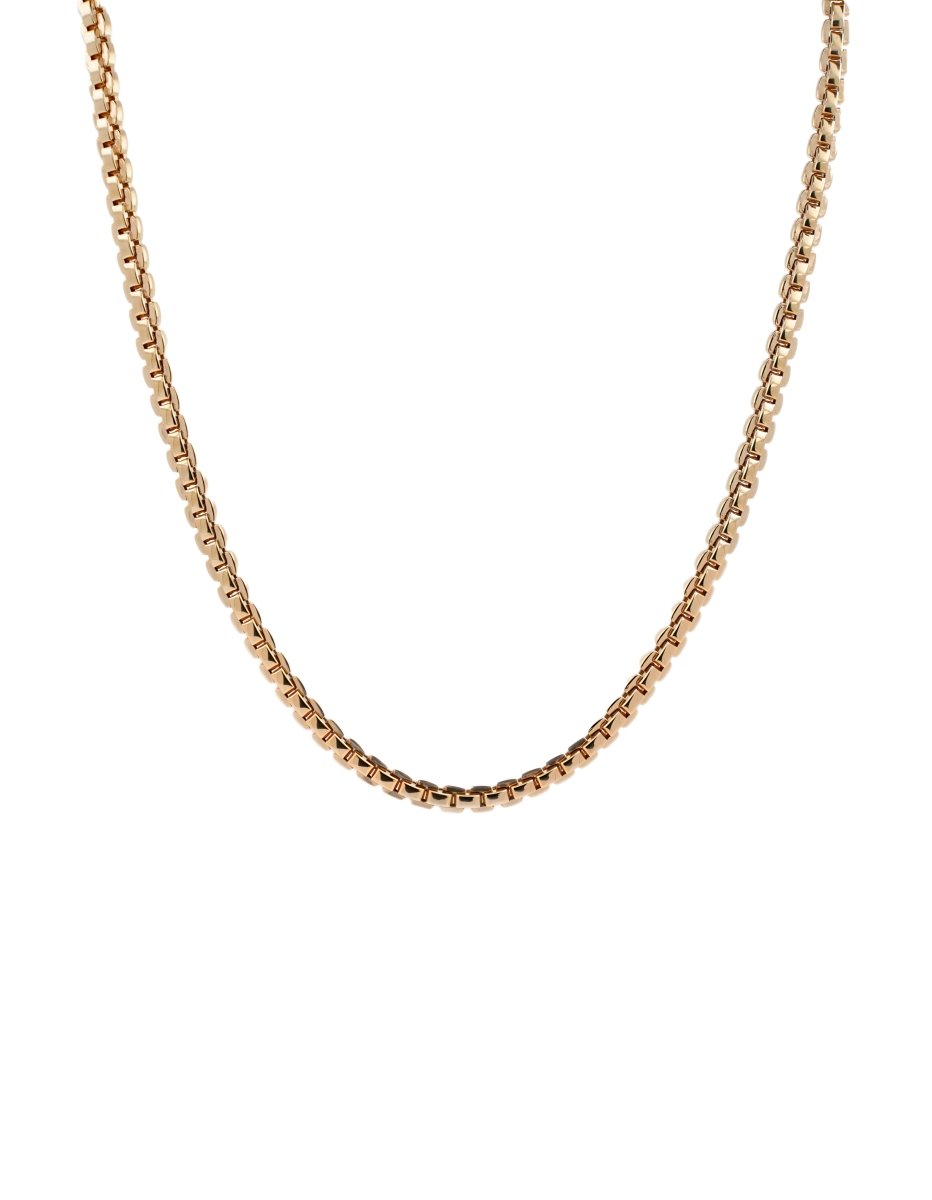 BEAMMORE Box Chain Necklace in 18K Gold-Plated Sterling Silver – Fine Jewelry