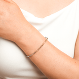 Confidence Yellow Sapphire Beaded Bracelet with Sterling Silver Spacer Beads