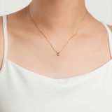 February Amethyst Birthstone Necklace