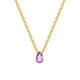 February Amethyst Birthstone Necklace – Calm & Clarity