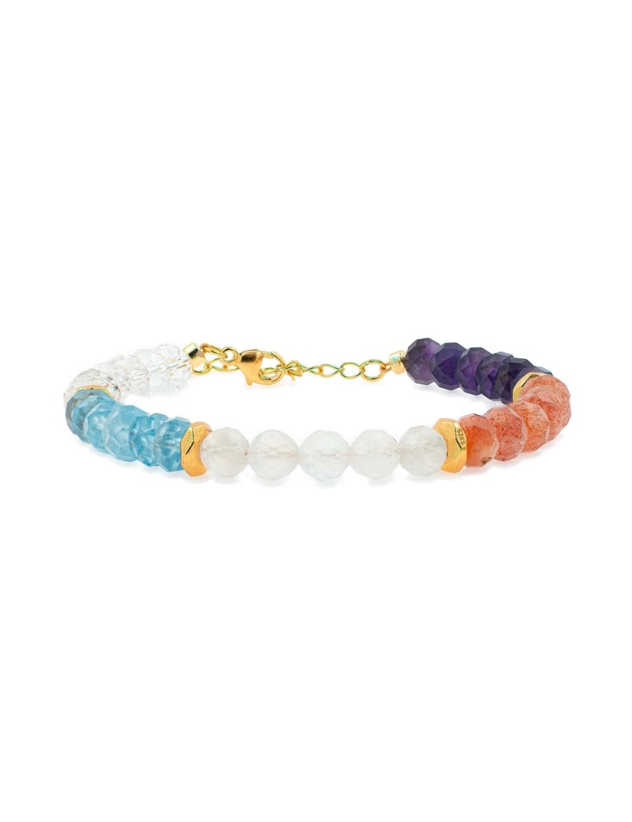 BEAMMORE Aurora Glow Bracelet – Beaded Gemstone Jewelry