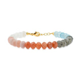 ‌ Five Elements • Eternal Cycle Faceted Bracelet 4x6mm