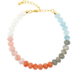 ‌ Five Elements • Eternal Cycle Faceted Bracelet 4x6mm