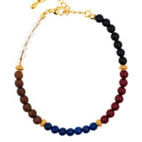 Five Elements • Solar Crest Bracelet with Spacer Beads 4mm
