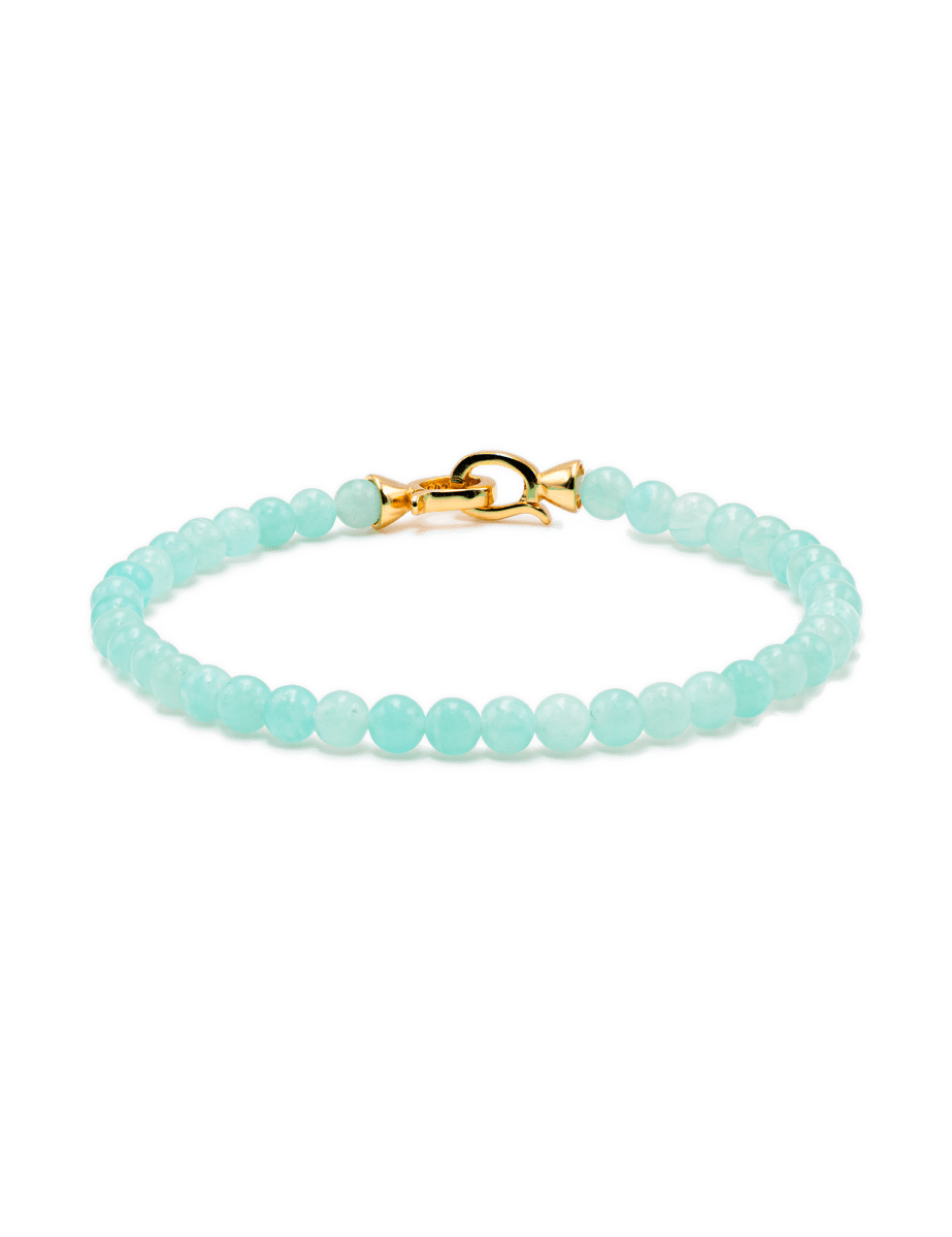Growth Amazonite Bracelet 4mm for Men