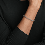 Growth Grey Moonstone Bracelet 4mm for men