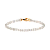 Growth Grey Moonstone Bracelet 4x4mm for men