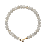 Growth Grey Moonstone Bracelet 4x6mm for men
