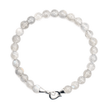 Growth Grey Moonstone Bracelet 6mm for men