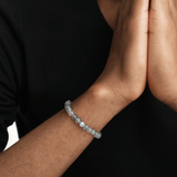 Growth Grey Moonstone Bracelet 6mm for men