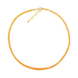 Growth Orange Garnet Necklace