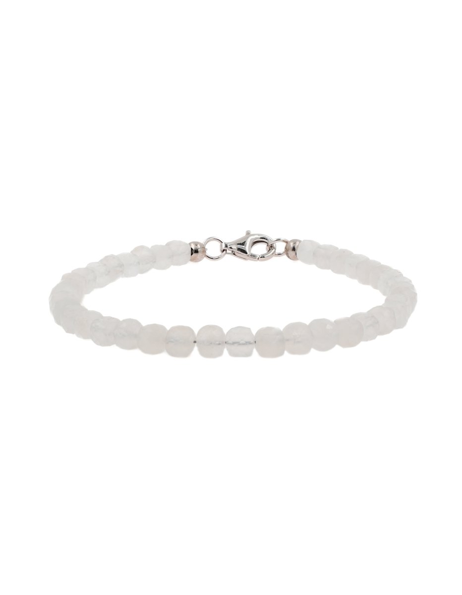 BEAMMORE Moonstone Beaded Bracelet – Beaded Gemstone Jewelry