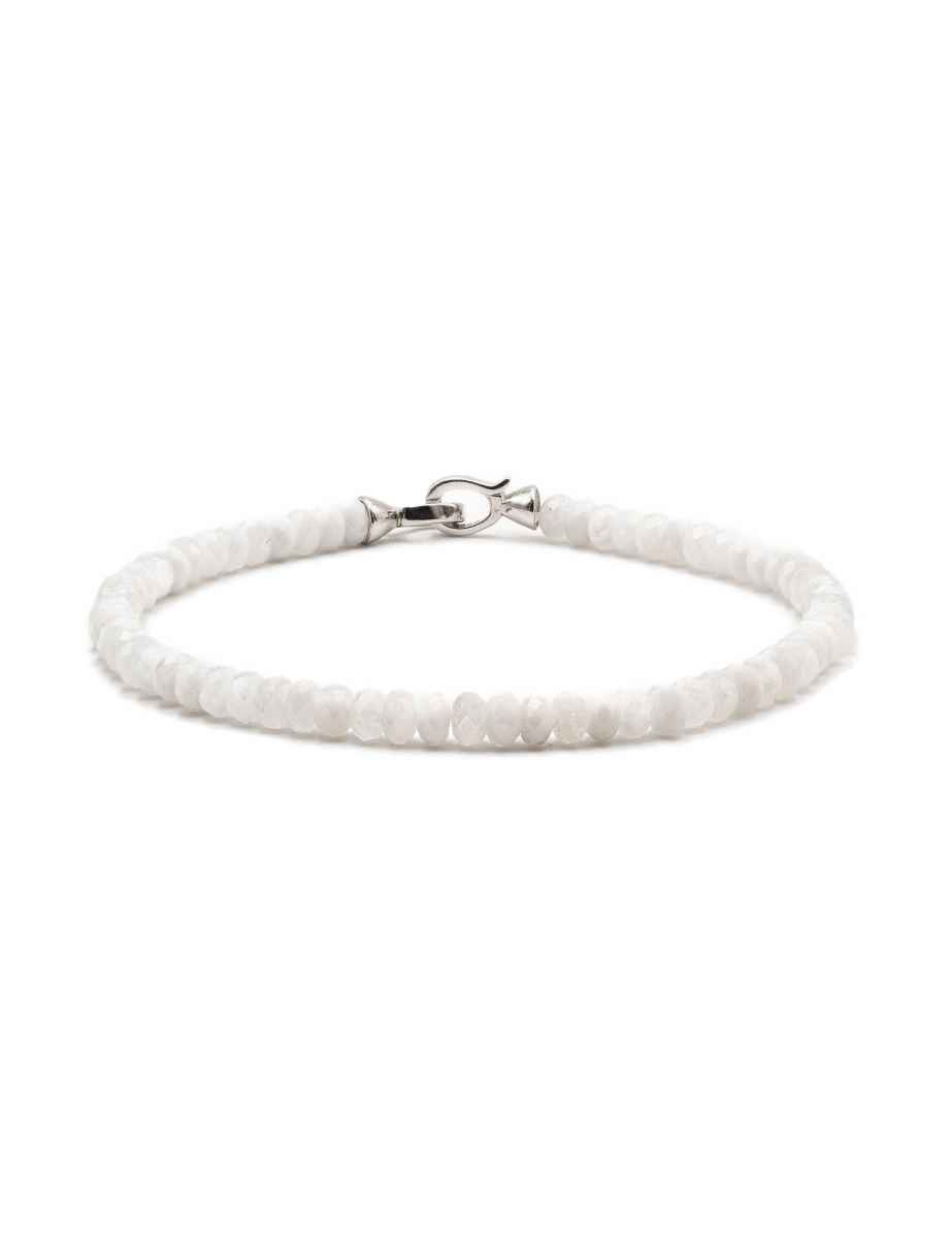 Healing  Moonstone June Birthstone Bracelet 3x4mm