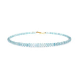 Health Aquamarine Faceted Necklace