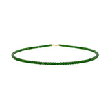 Health Diopside Faceted Dainty Necklace