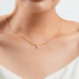 June Moonstone Birthstone Necklace