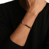 Love Garnet Bracelet 4mm for men