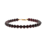 Love Garnet Bracelet 6mm for men