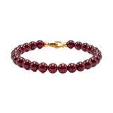 Love Garnet Bracelet 6mm for men