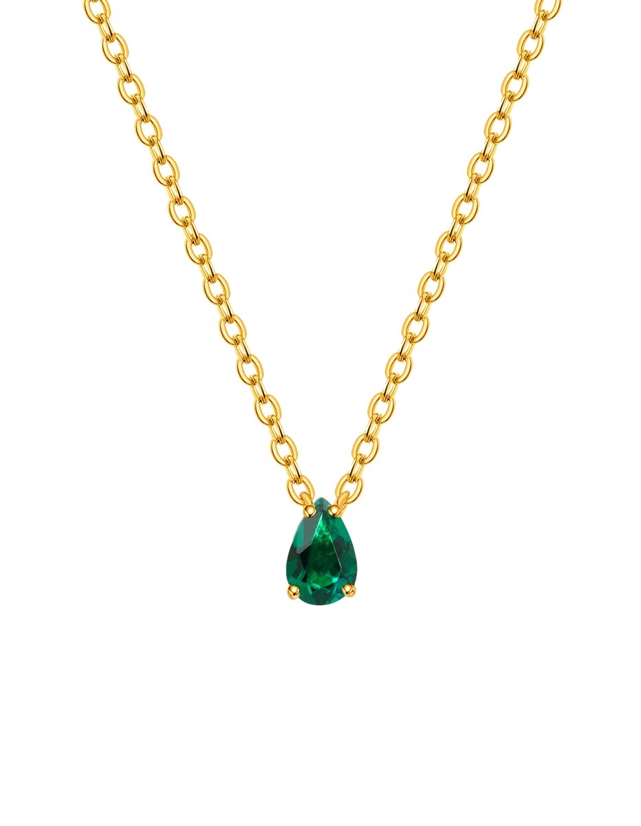 BEAMMORE Emerald Beaded Necklace – Beaded Gemstone Jewelry