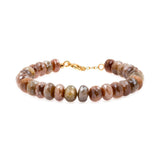 New York Brown Moonstone Faceted Bracelet 4mm
