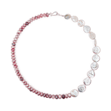 New York Clear Quartz & Pearl Necklace featuring pearls and clear quartz for a timeless modern elegance.