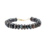 New York Graphite Moonstone Faceted Bracelet 8mm