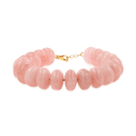 New York Pink Morganite faceted bracelet with soft pink beads, symbolizing love and emotional healing.