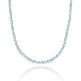 NOVA Aquamarine Faceted Necklace 4mm