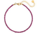 NOVA Garnet Faceted Bracelet 2.5mm