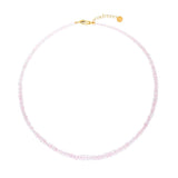 NOVA Morganite Faceted Necklace 5mm