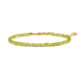 NOVA Peridot Faceted Bracelet 3mm
