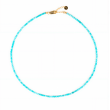 NOVA Turquoise Necklace 3mm Faceted Cut