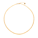 NOVA Yellow Sapphire Faceted Necklace 3mm