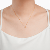 November Citrine Birthstone Necklace