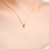 November Citrine Birthstone Necklace