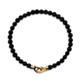 Protection Black Onyx Bracelet 4mm for men